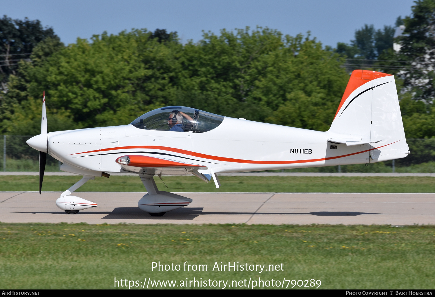 Aircraft Photo of N811EB | Van's RV-7A | AirHistory.net #790289