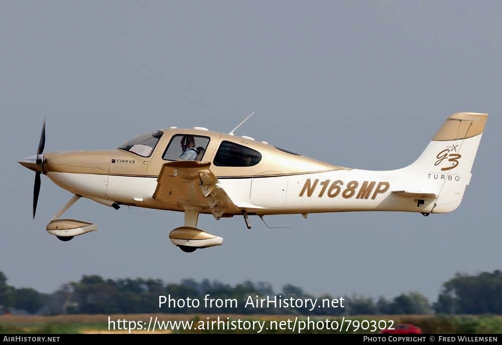 Aircraft Photo of N168MP | Cirrus SR-22 G3-GTSX Turbo | AirHistory.net #790302