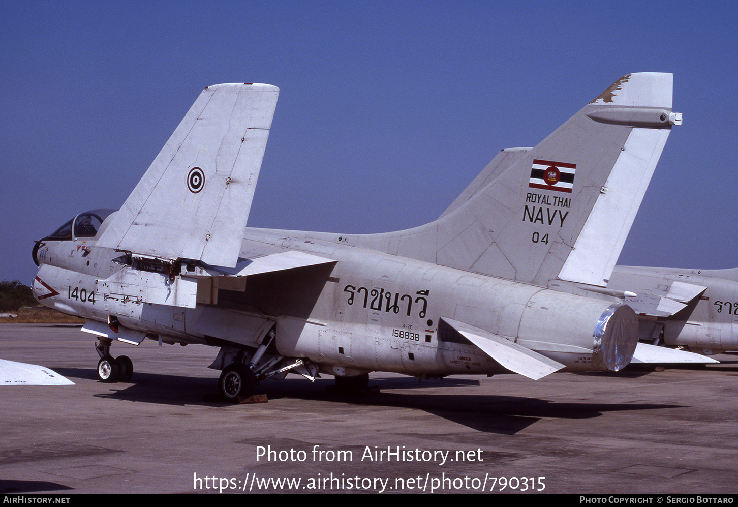 Aircraft Photo of 1404 | LTV A-7E Corsair II | Thailand - Navy | AirHistory.net #790315