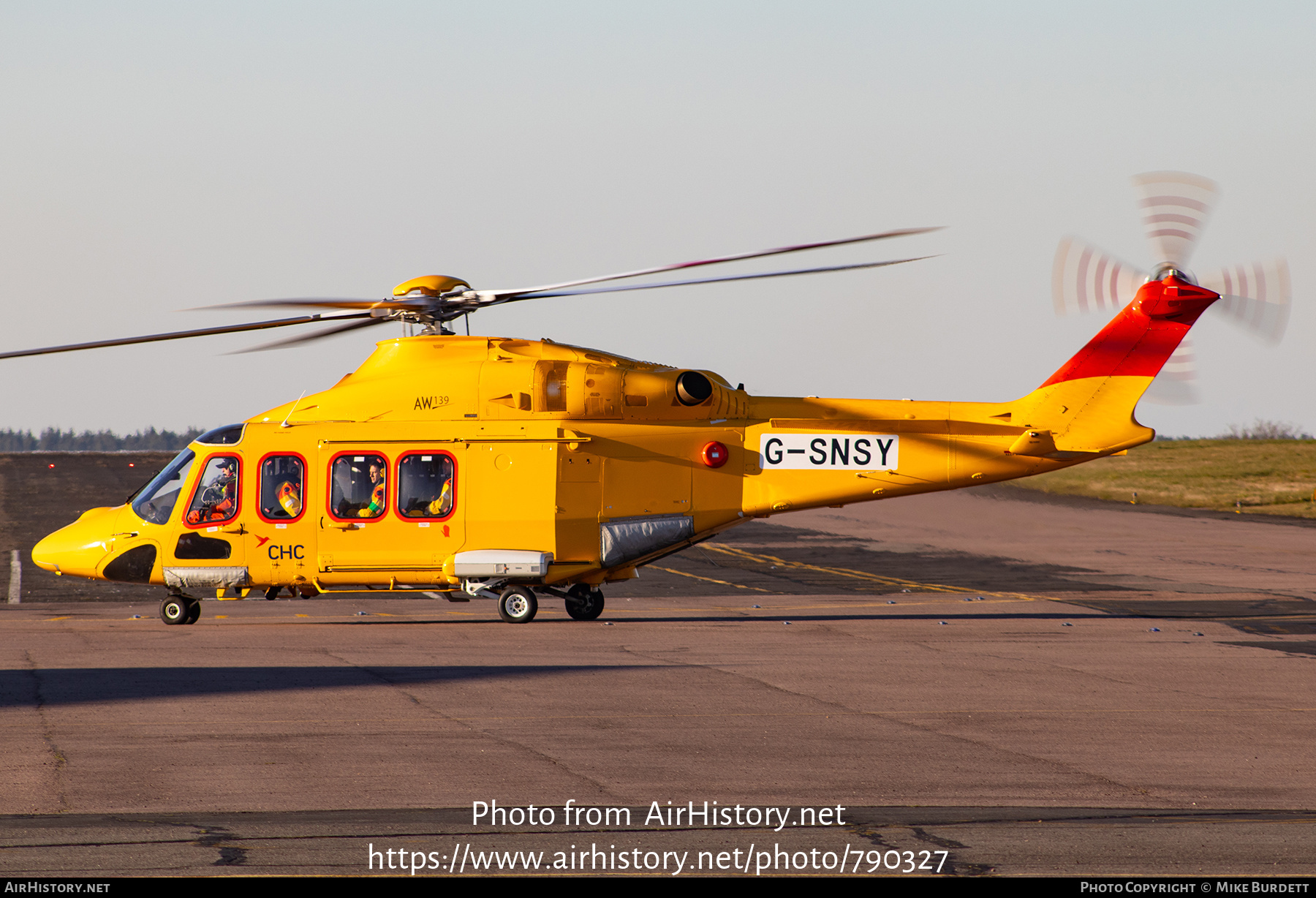 Aircraft Photo of G-SNSY | AgustaWestland AW-139 | CHC Helicopters | AirHistory.net #790327