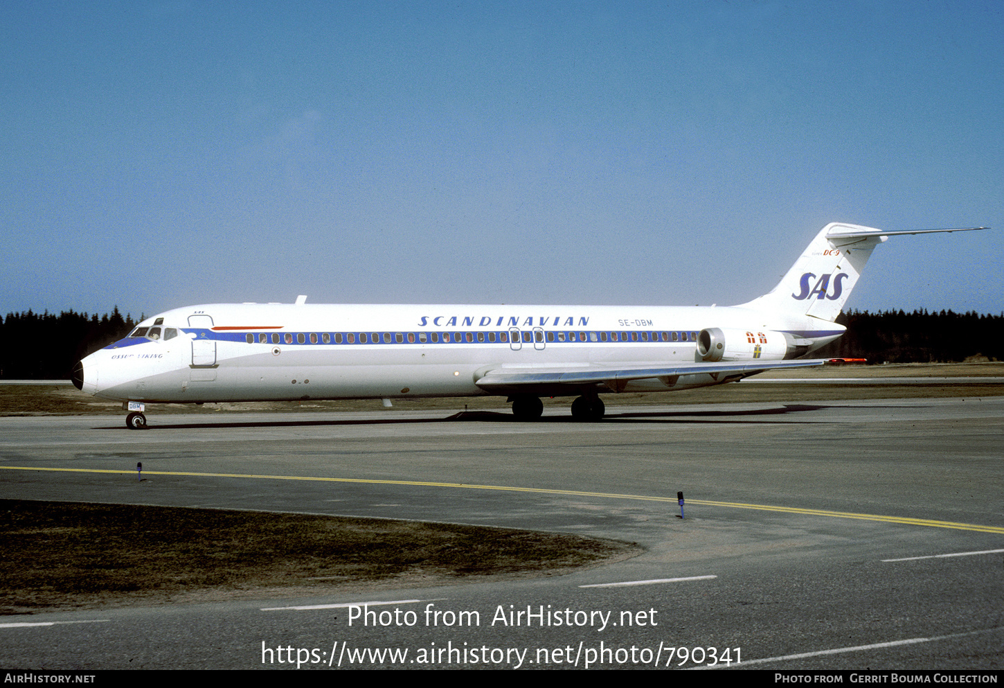 Aircraft Photo of SE-DBM | McDonnell Douglas DC-9-41 | Scandinavian Airlines - SAS | AirHistory.net #790341