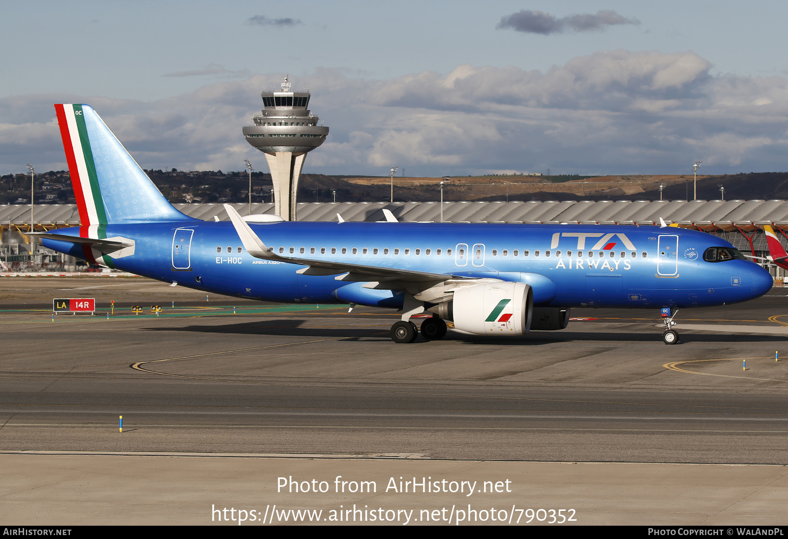 Aircraft Photo of EI-HOC | Airbus A320-272N | ITA Airways | AirHistory.net #790352