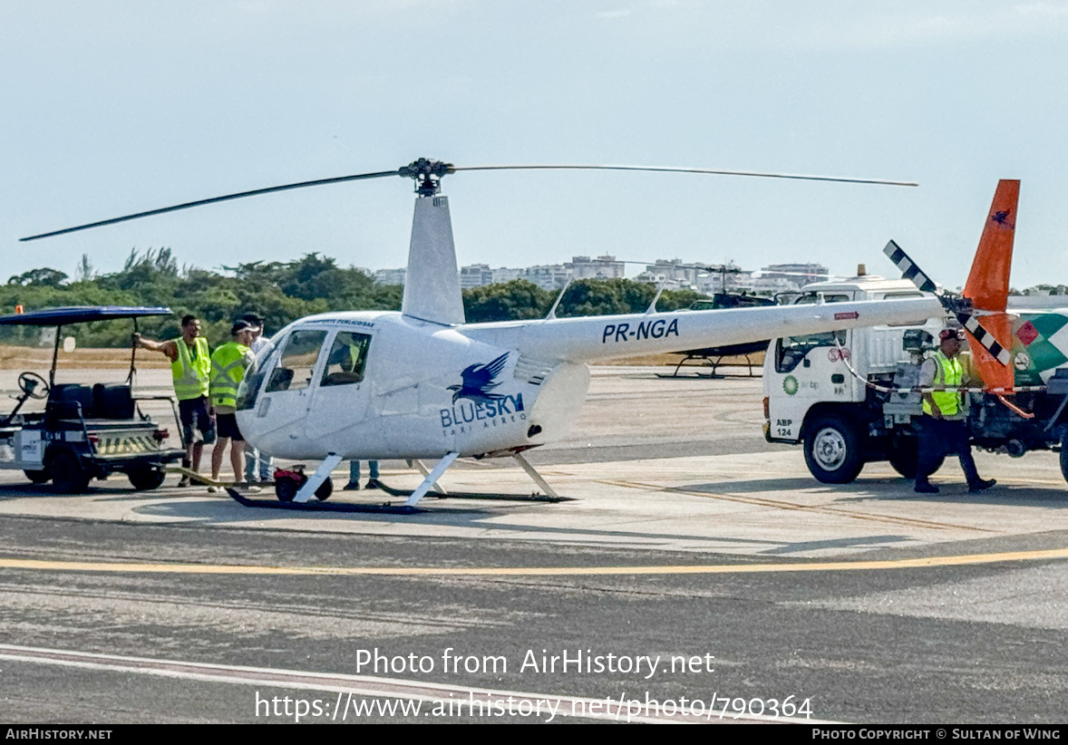 Aircraft Photo of PR-NGA | Robinson R-44 Raven II | Blue Sky Táxi Aéreo | AirHistory.net #790364