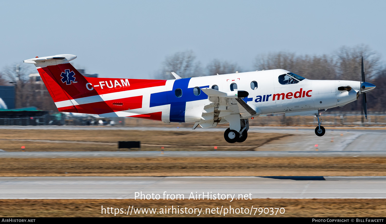 Aircraft Photo of C-FUAM | Pilatus PC-12NG (PC-12/47E) | Airmedic | AirHistory.net #790370