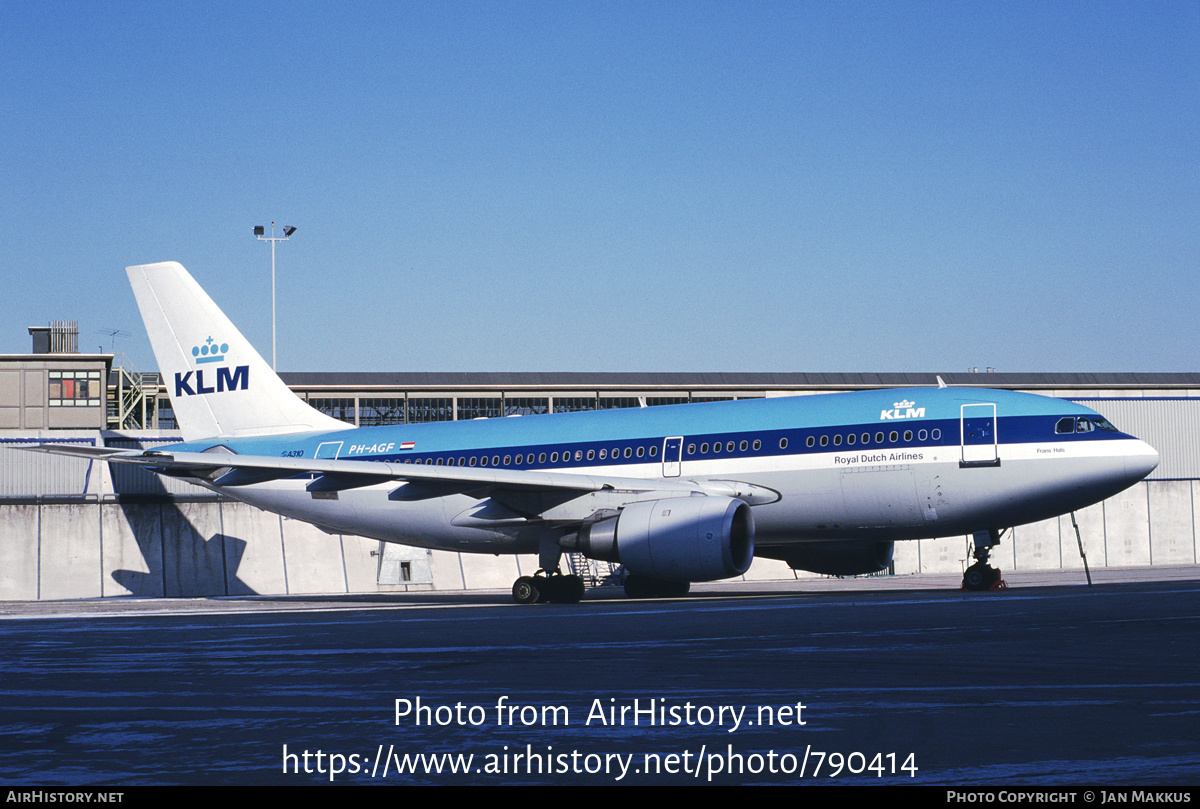 Aircraft Photo of PH-AGF | Airbus A310-203 | KLM - Royal Dutch Airlines | AirHistory.net #790414