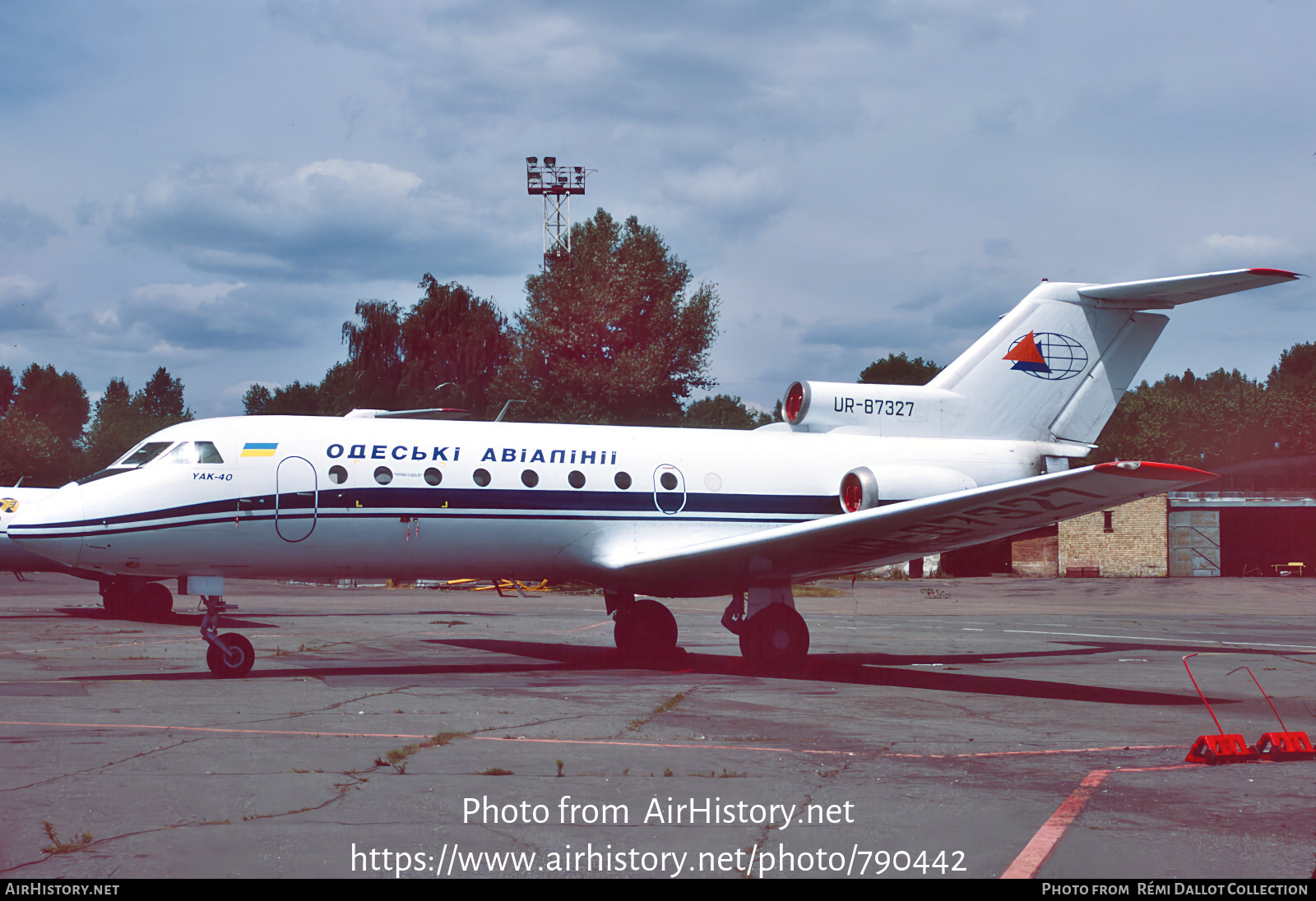 Aircraft Photo of UR-87327 | Yakovlev Yak-40 | Odessa Airlines | AirHistory.net #790442