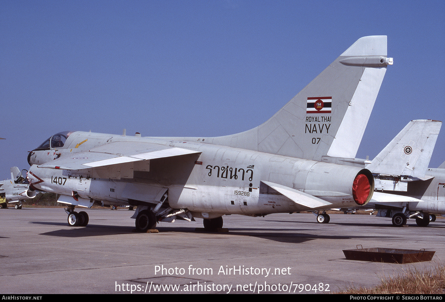 Aircraft Photo of 1407 | LTV A-7E Corsair II | Thailand - Navy | AirHistory.net #790482