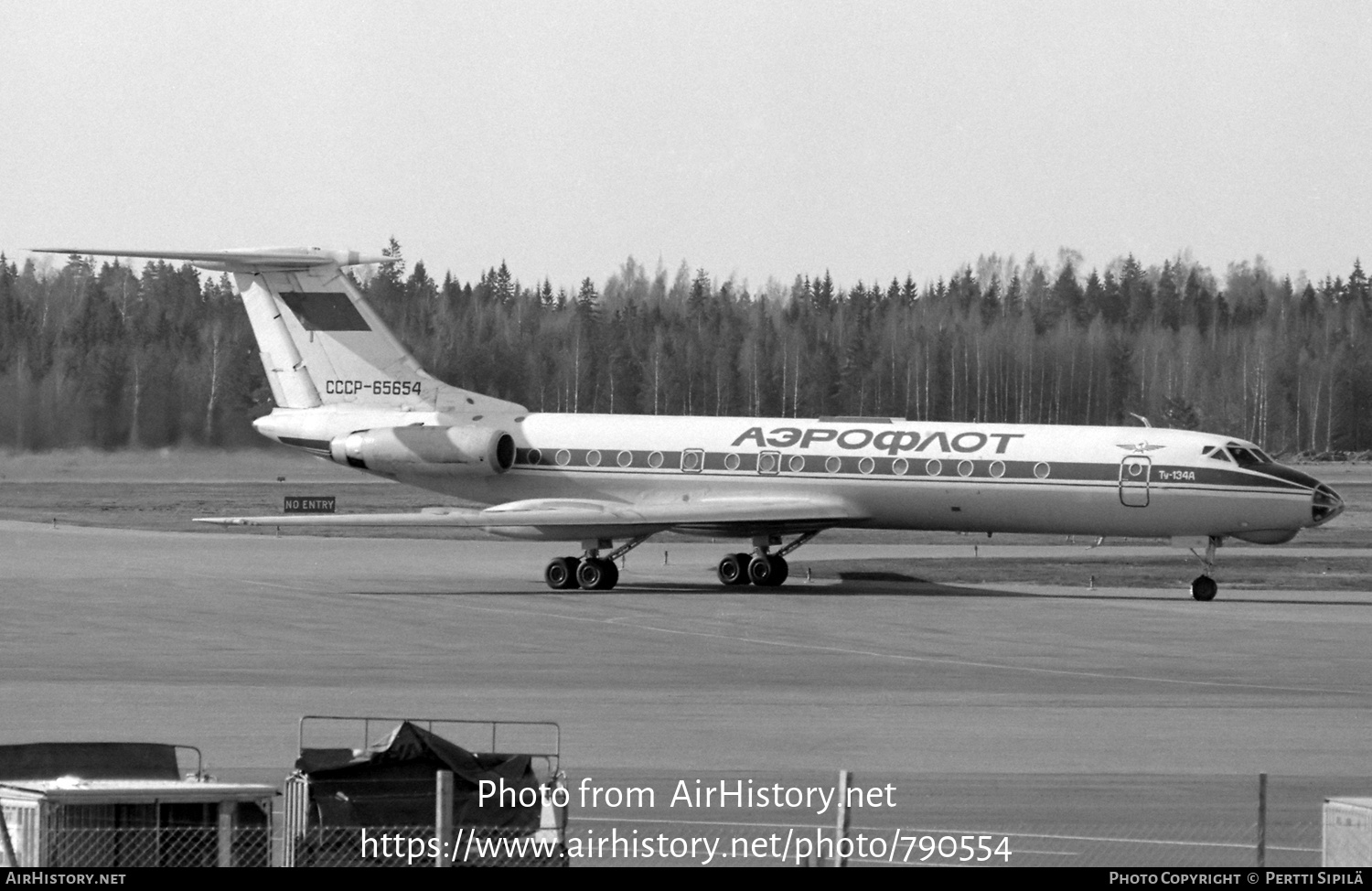 Aircraft Photo of CCCP-65654 | Tupolev Tu-134A | Aeroflot | AirHistory.net #790554