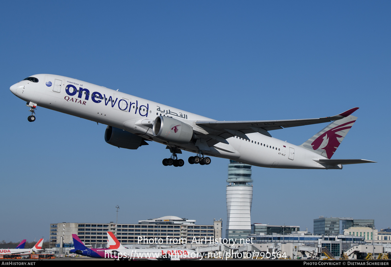 Aircraft Photo of A7-ALZ | Airbus A350-941 | Qatar Airways | AirHistory.net #790564