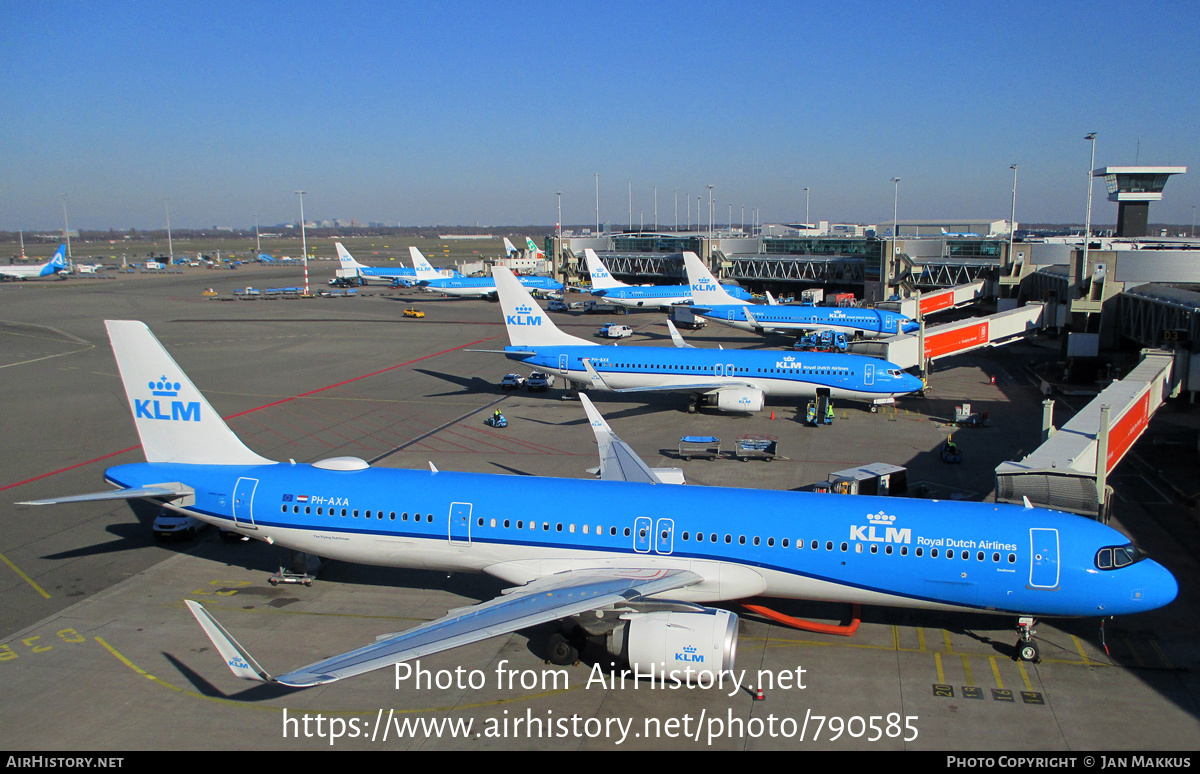 Aircraft Photo of PH-AXA | Airbus A321-252NX | KLM - Royal Dutch Airlines | AirHistory.net #790585