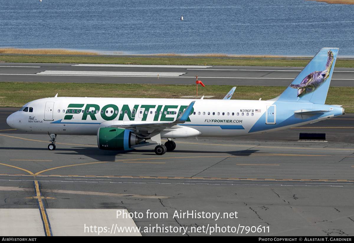 Aircraft Photo of N396FR | Airbus A320-251N | Frontier Airlines | AirHistory.net #790611