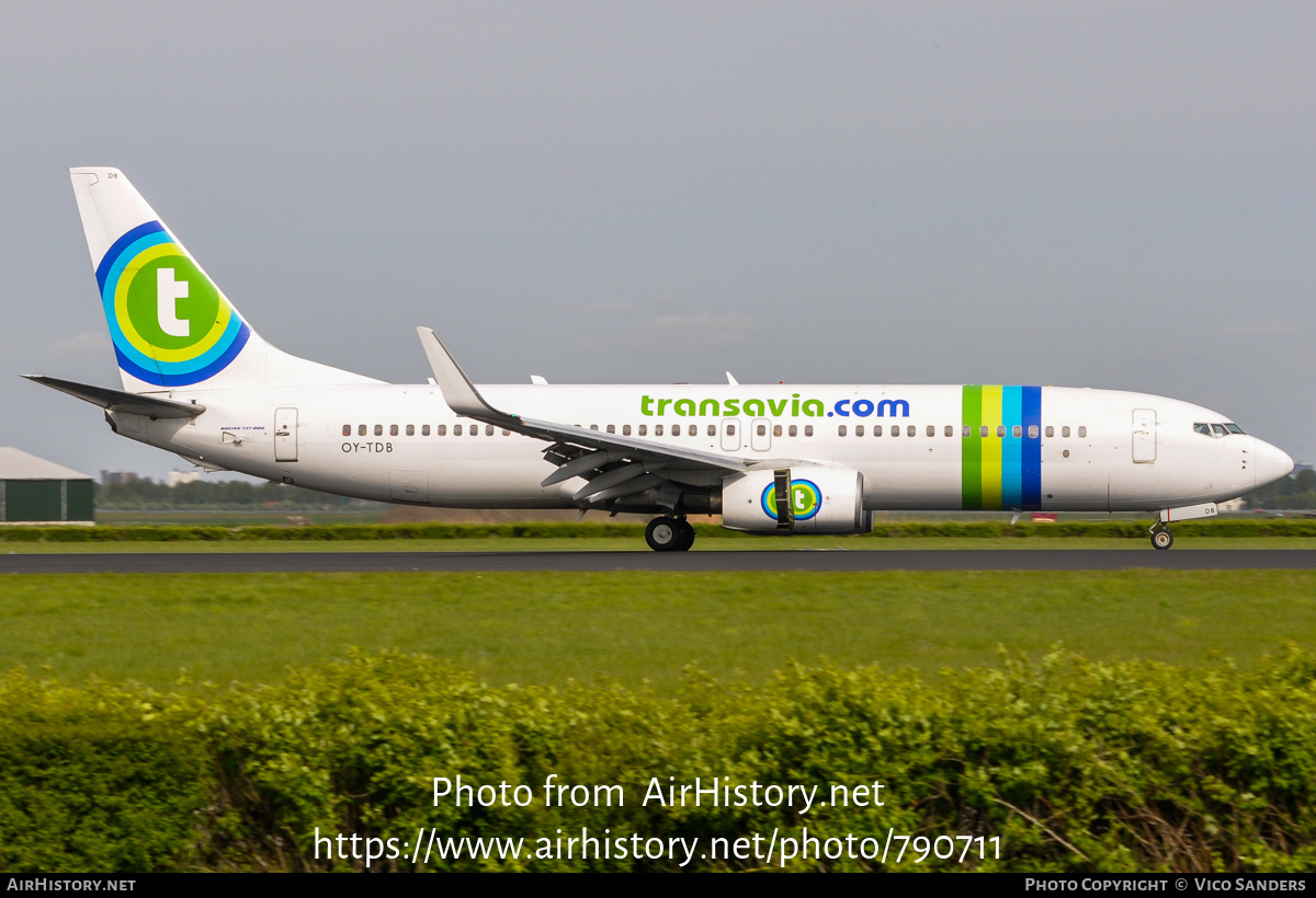 Aircraft Photo of OY-TDB | Boeing 737-8K2 | Transavia | AirHistory.net #790711