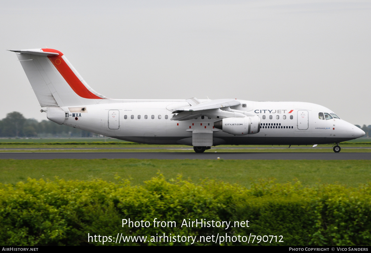 Aircraft Photo of EI-WXA | BAE Systems Avro 146-RJ85 | CityJet | AirHistory.net #790712