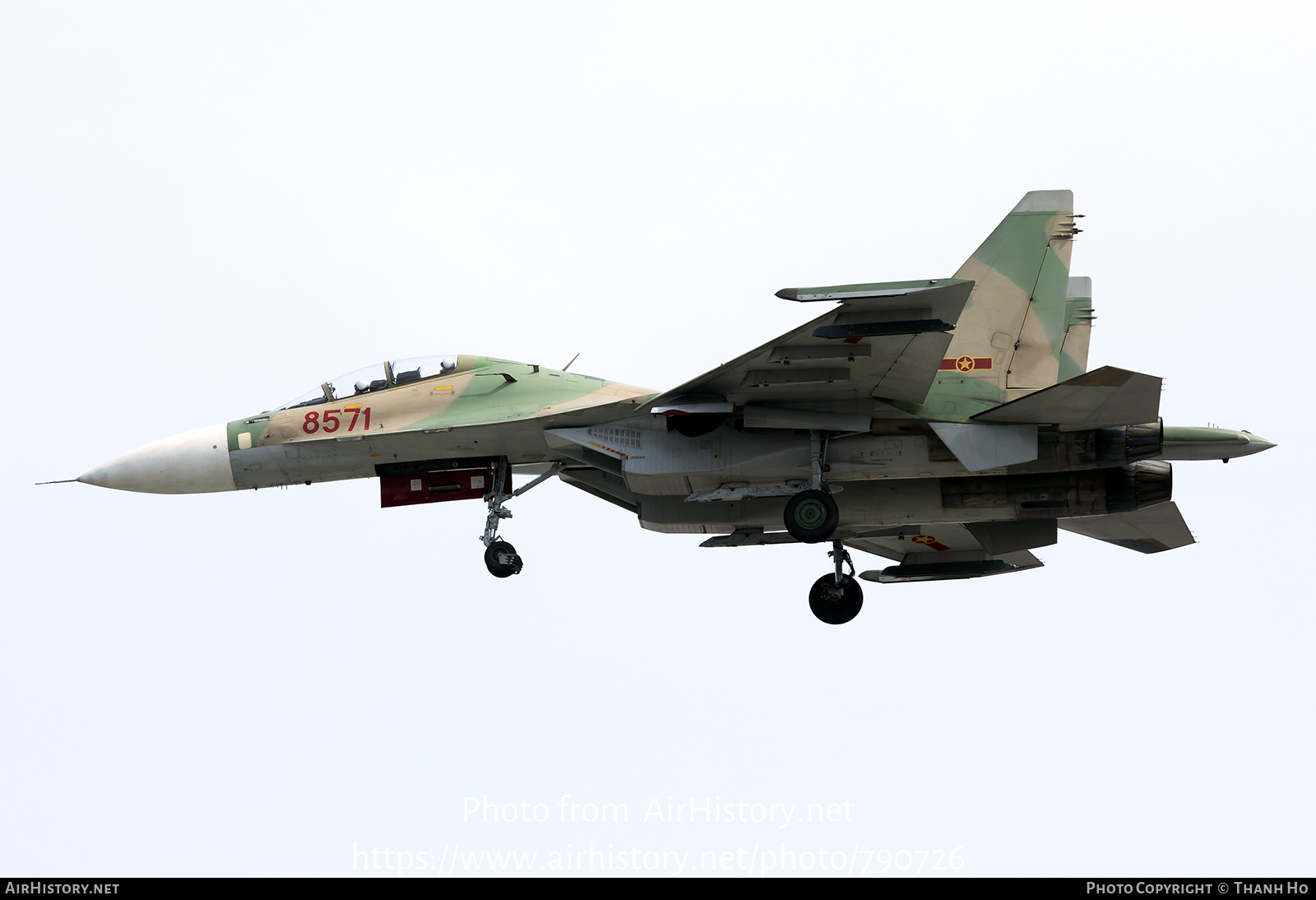 Aircraft Photo of 8571 | Sukhoi Su-30MK2V | Vietnam - Air Force | AirHistory.net #790726