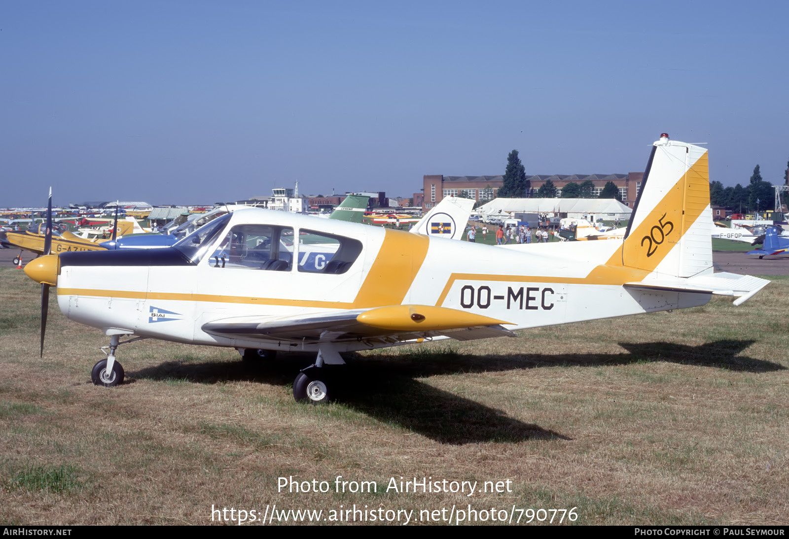 Aircraft Photo of OO-MEC | SIAI-Marchetti S-205-18R | AirHistory.net #790776