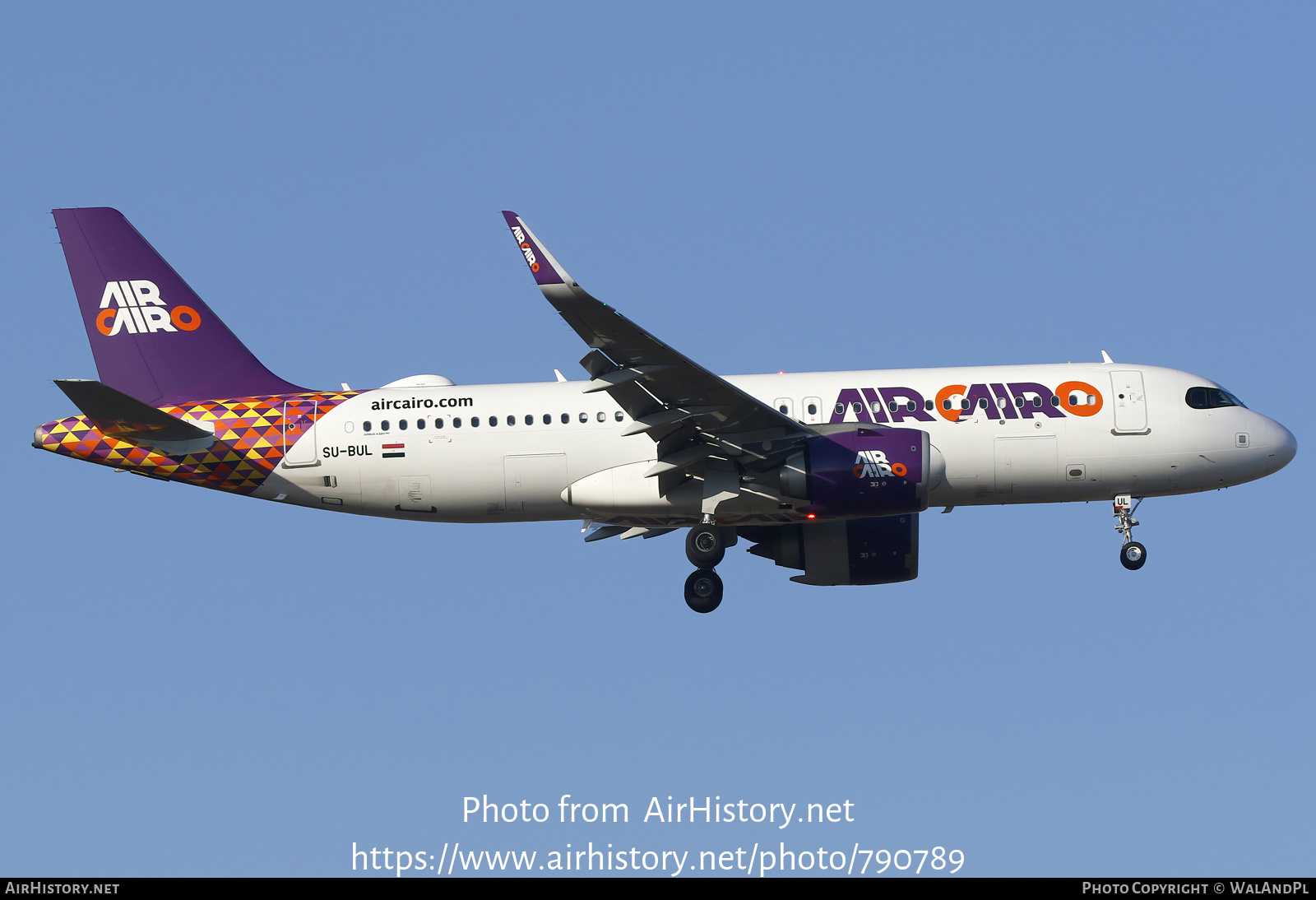 Aircraft Photo of SU-BUL | Airbus A320-251N | Air Cairo | AirHistory.net #790789