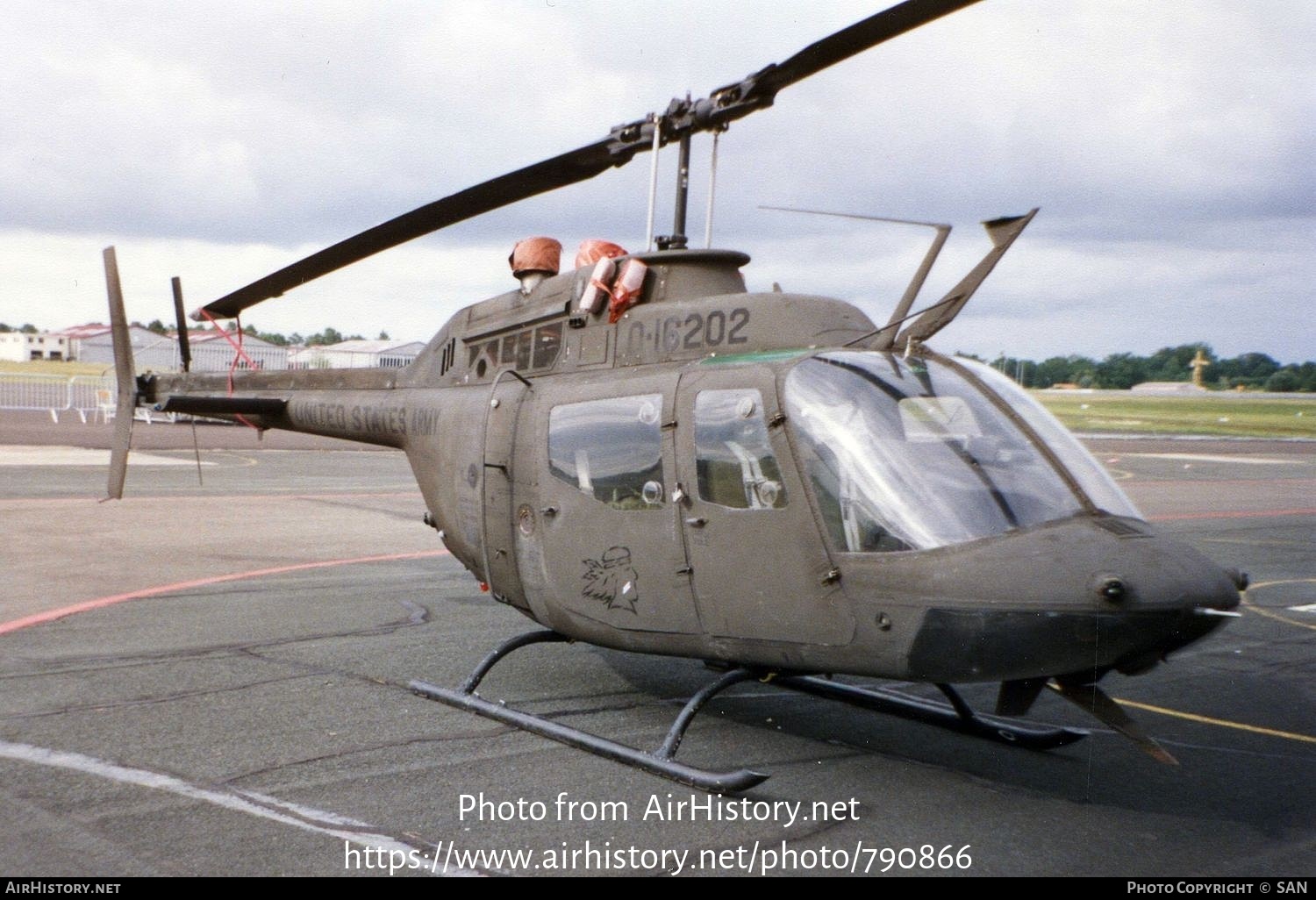 Aircraft Photo of 69-16202 / O-16202 | Bell OH-58C Kiowa (206A-1) | USA - Army | AirHistory.net #790866