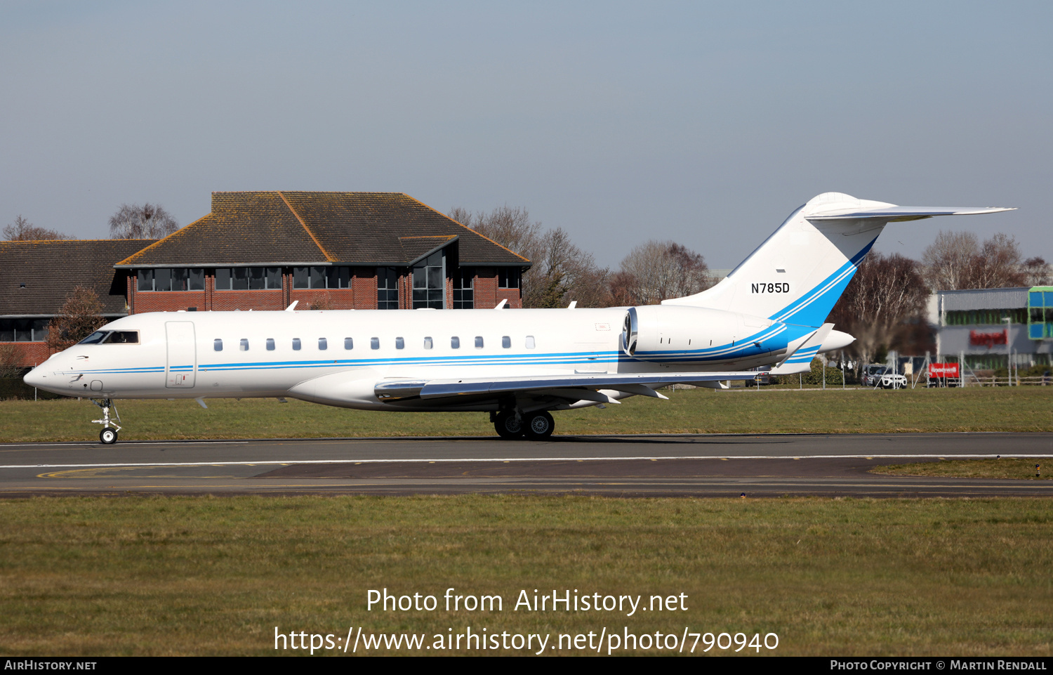 Aircraft Photo of N785D | Bombardier Global 6000 (BD-700-1A10) | AirHistory.net #790940