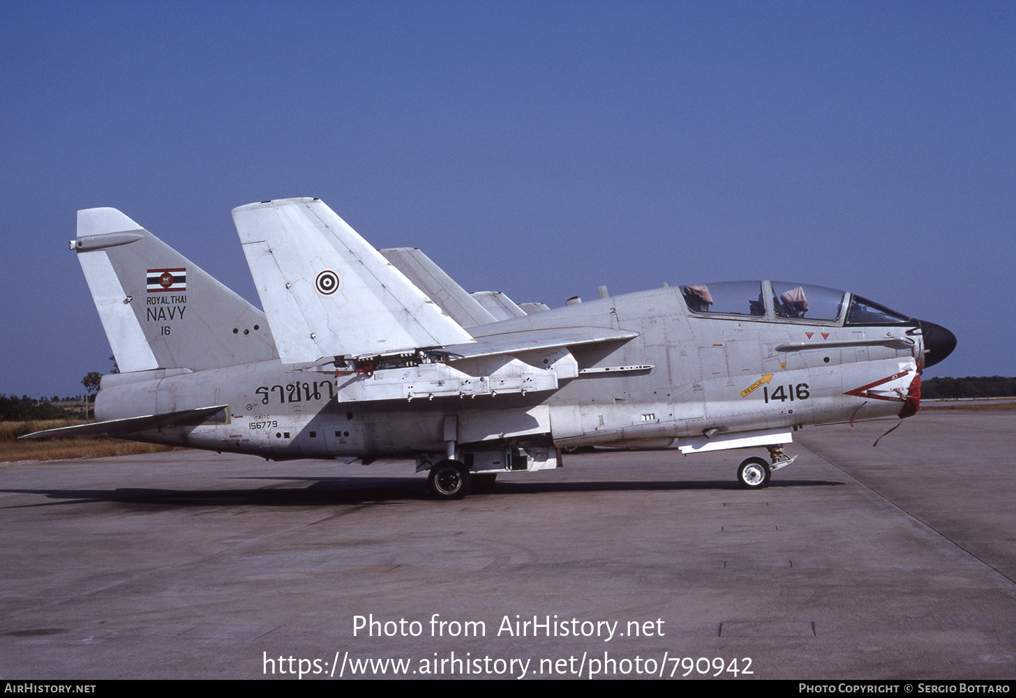 Aircraft Photo of 1416 | LTV TA-7C Corsair II | Thailand - Navy | AirHistory.net #790942