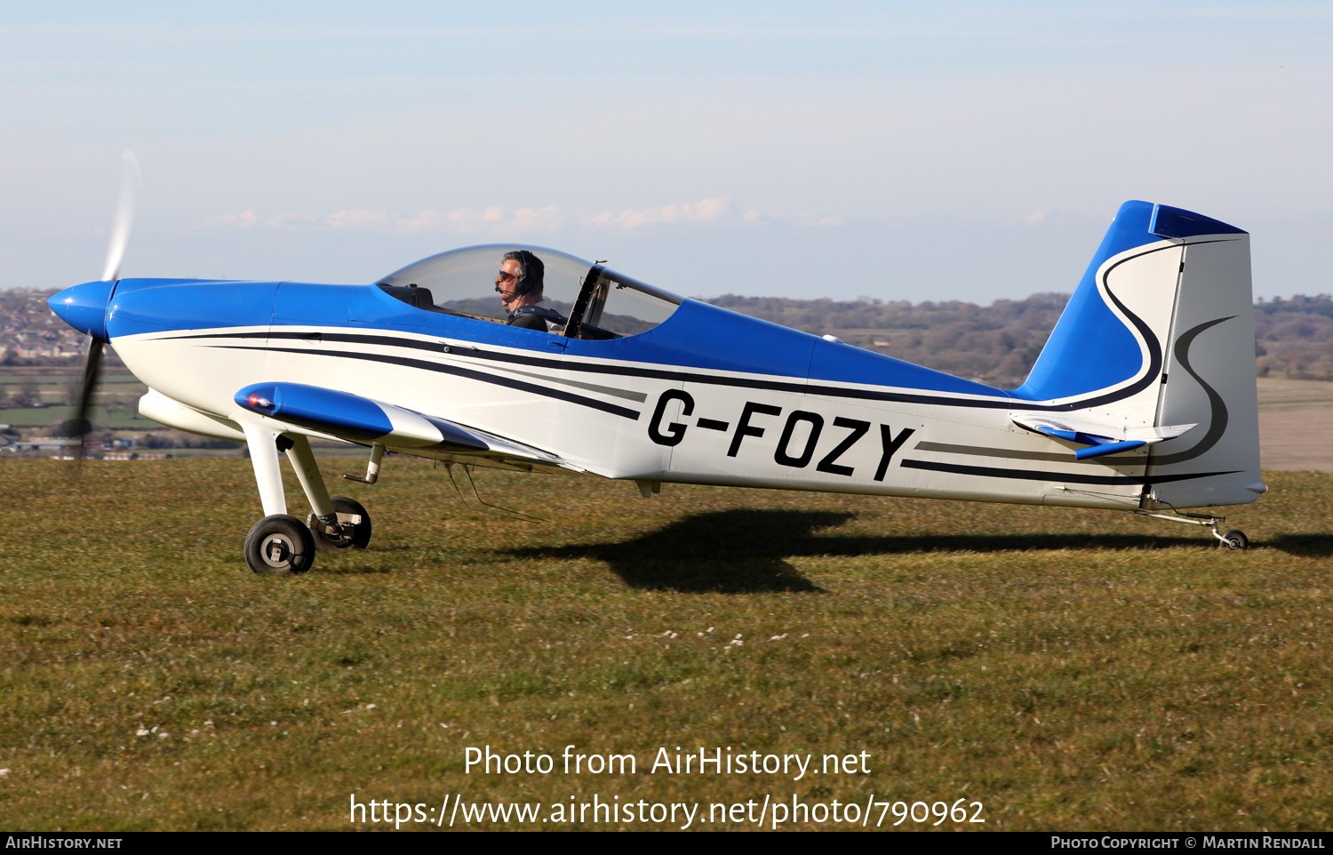 Aircraft Photo of G-FOZY | Van's RV-7 | AirHistory.net #790962