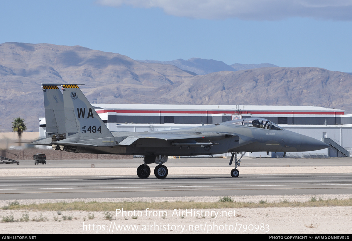 Aircraft Photo of 78-0484 / AF78-484 | McDonnell Douglas F-15C Eagle | USA - Air Force | AirHistory.net #790983