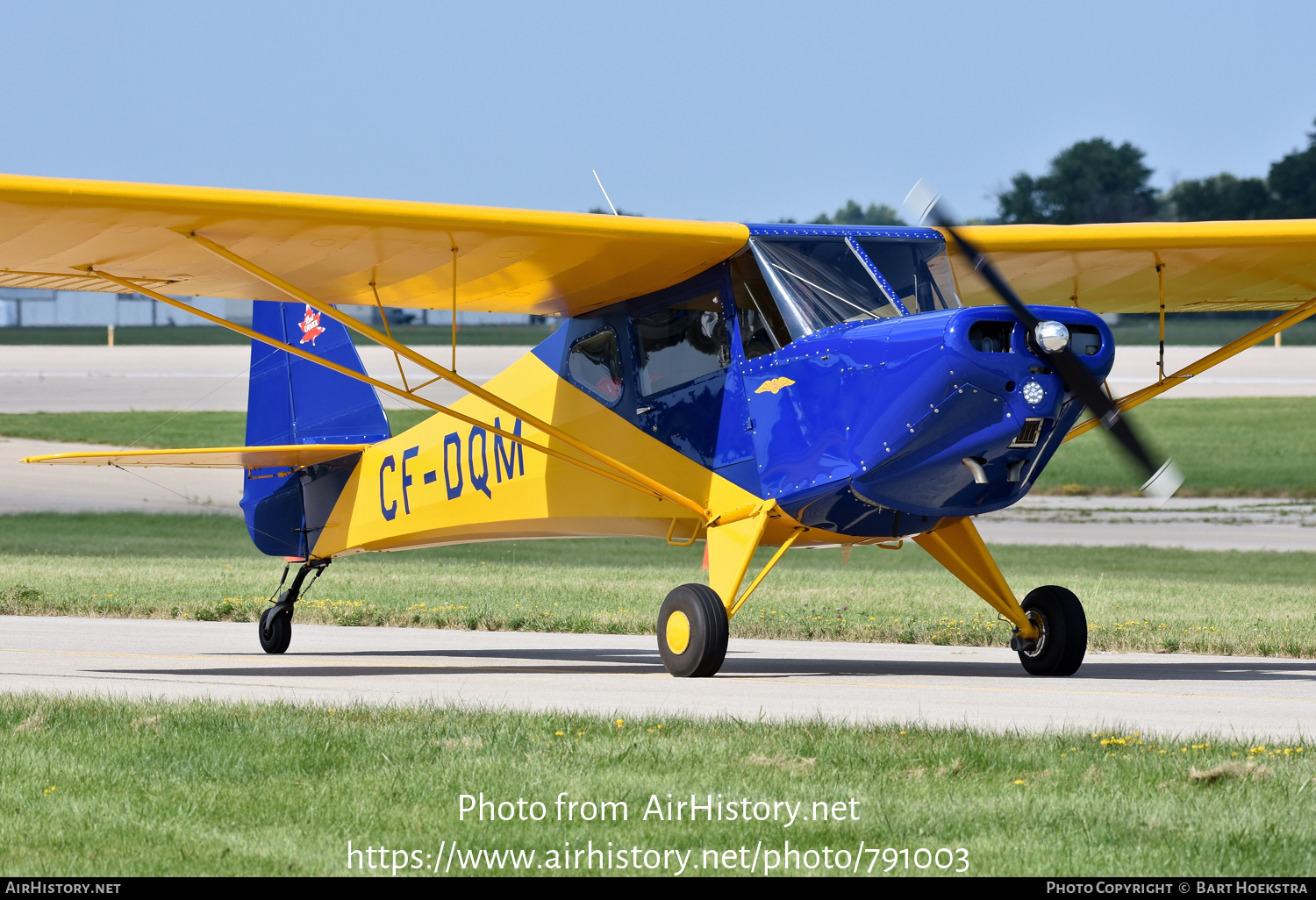 Aircraft Photo of CF-DQM | Fleet 80 Canuck | AirHistory.net #791003