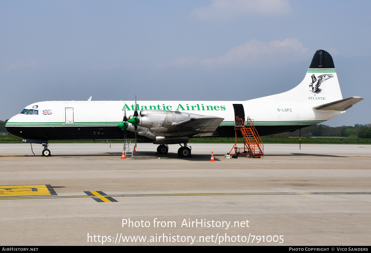 Aircraft Photo of G-LOFC | Lockheed L-188C(F) Electra | Atlantic Airlines | AirHistory.net #791005