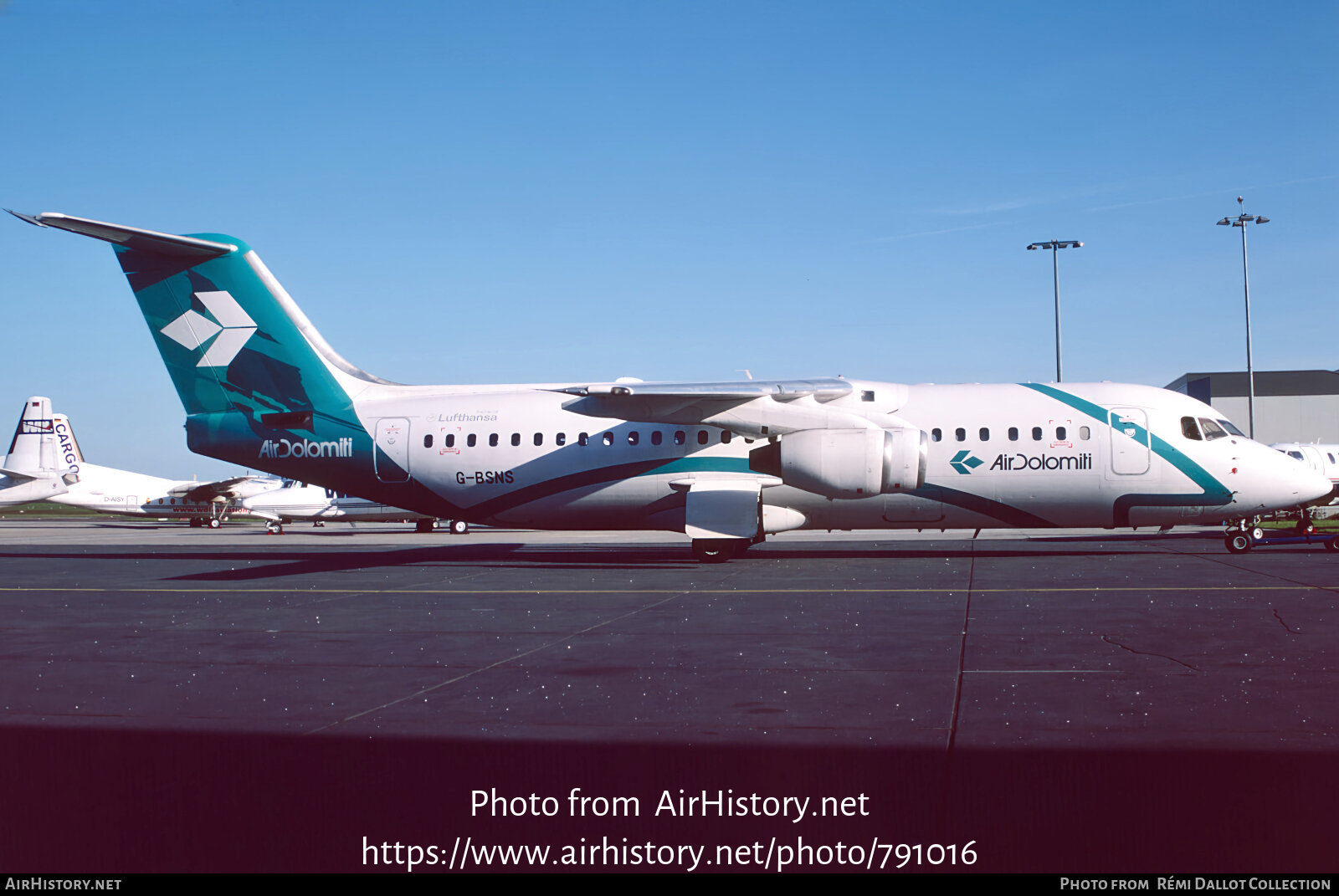 Aircraft Photo of G-BSNS | British Aerospace BAe-146-300 | Air Dolomiti | AirHistory.net #791016