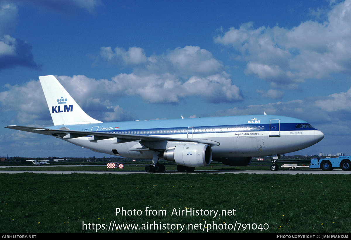 Aircraft Photo of PH-AGH | Airbus A310-203 | KLM - Royal Dutch Airlines | AirHistory.net #791040