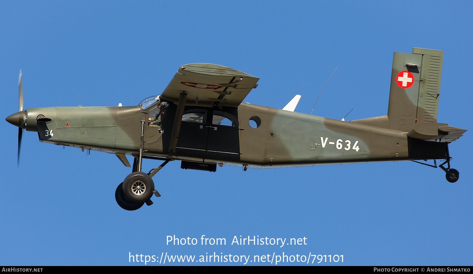 Aircraft Photo of V-634 | Pilatus PC-6/B2-H2M Turbo Porter | Switzerland - Air Force | AirHistory.net #791101