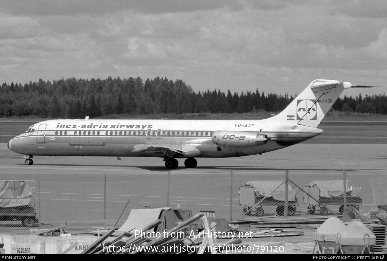 Aircraft Photo of YU-AJP | McDonnell Douglas DC-9-33CF | Inex-Adria Airways | AirHistory.net #791120