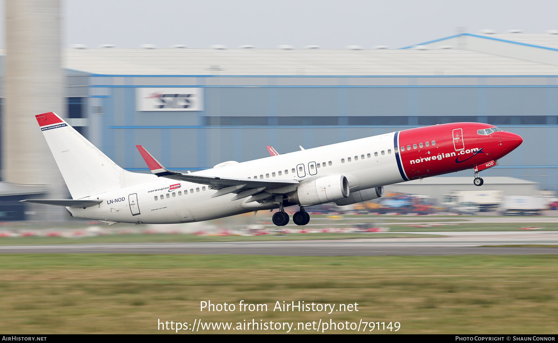 Aircraft Photo of LN-NOD | Boeing 737-8Q8 | Norwegian | AirHistory.net #791149