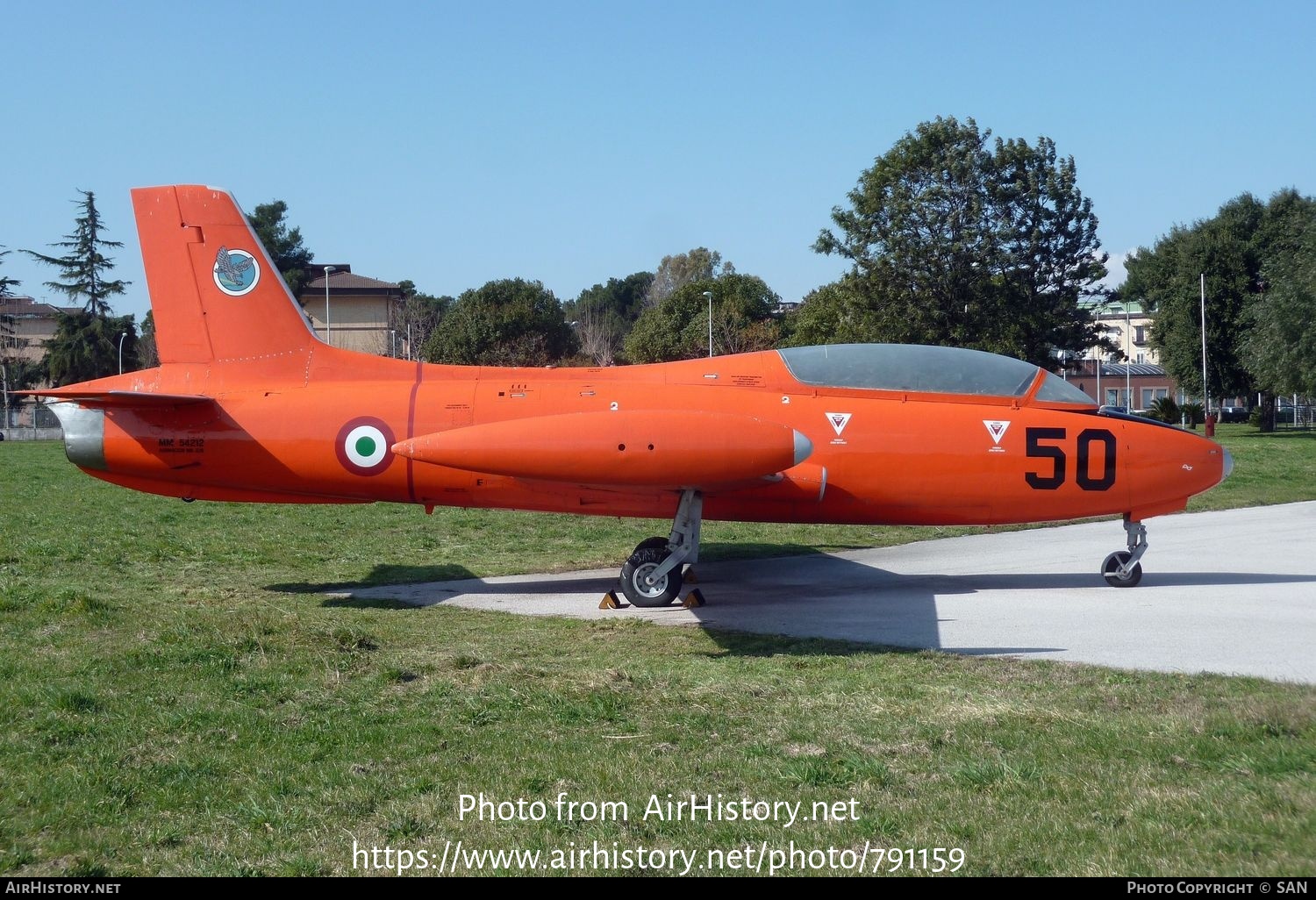 Aircraft Photo of MM54212 | Aermacchi MB-326 | Italy - Air Force | AirHistory.net #791159