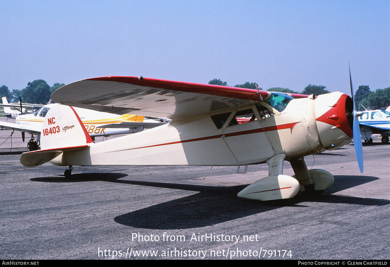 Aircraft Photo of N16403 / NC16403 | Cessna C-34 | AirHistory.net #791174