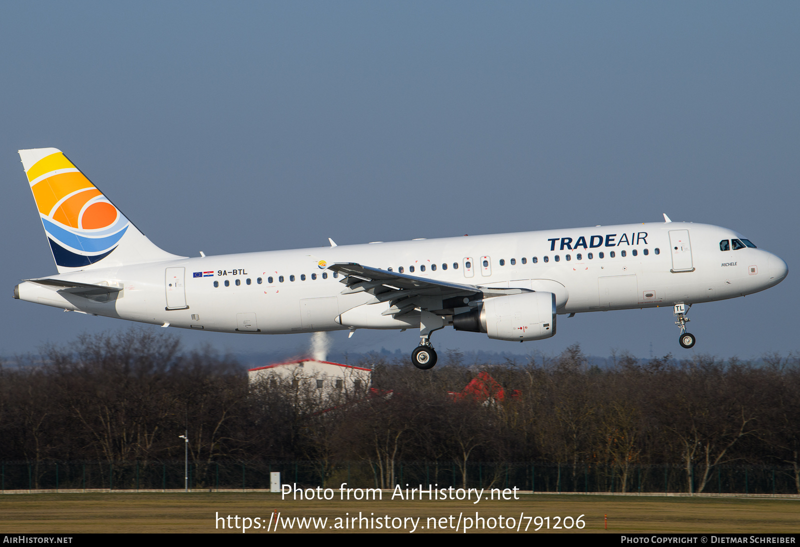 Aircraft Photo of 9A-BTL | Airbus A320-214 | Trade Air | AirHistory.net #791206