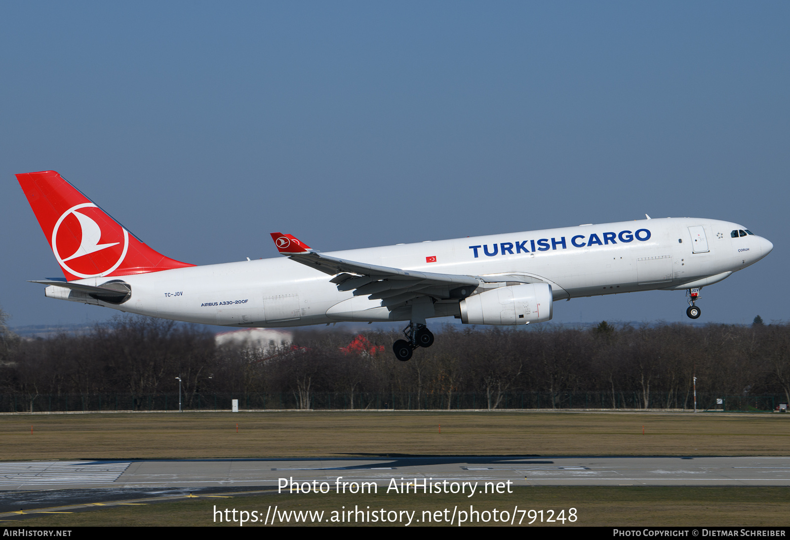 Aircraft Photo of TC-JOV | Airbus A330-243F | Turkish Airlines Cargo | AirHistory.net #791248