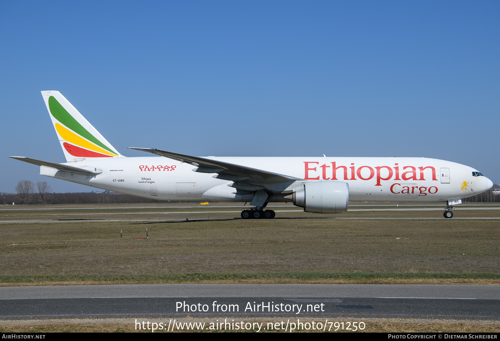 Aircraft Photo of ET-AWE | Boeing 777-F | Ethiopian Airlines Cargo | AirHistory.net #791250