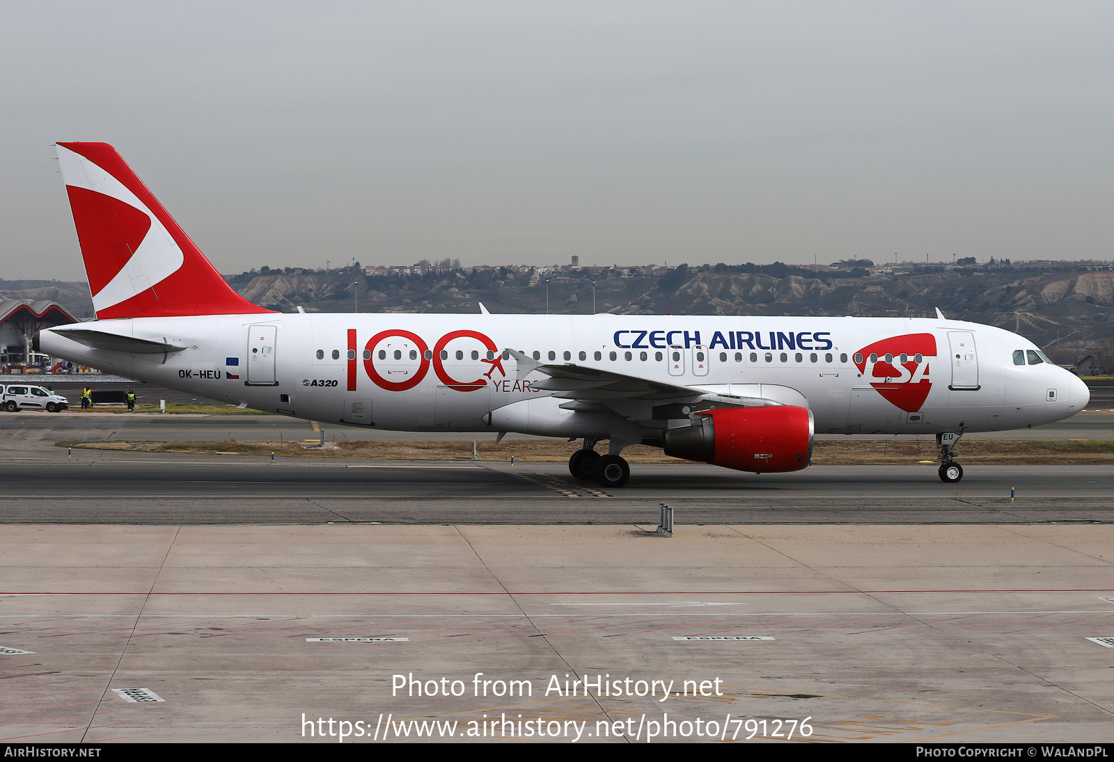 Aircraft Photo of OK-HEU | Airbus A320-214 | ČSA - Czech Airlines | AirHistory.net #791276