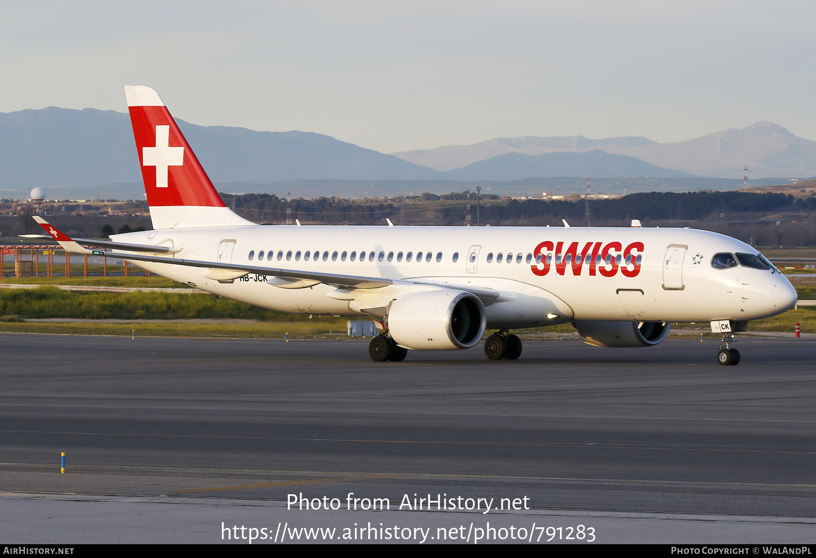 Aircraft Photo of HB-JCK | Bombardier CSeries CS300 (BD-500-1A11) | Swiss International Air Lines | AirHistory.net #791283