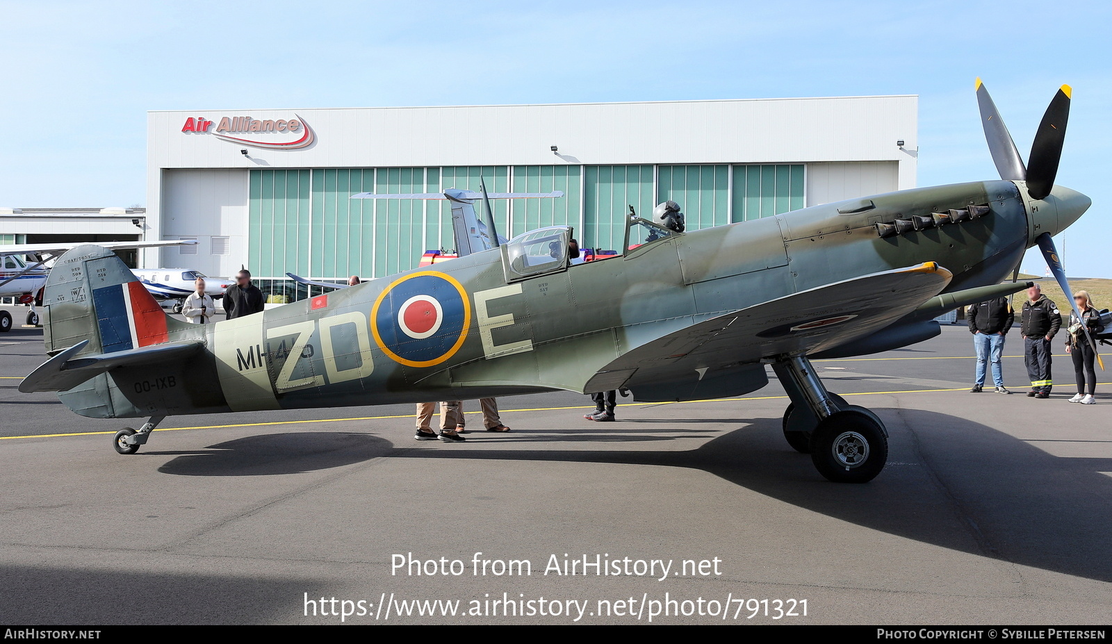 Aircraft Photo of OO-IXB | Supermarine 361 Spitfire Mk9 | AirHistory.net #791321