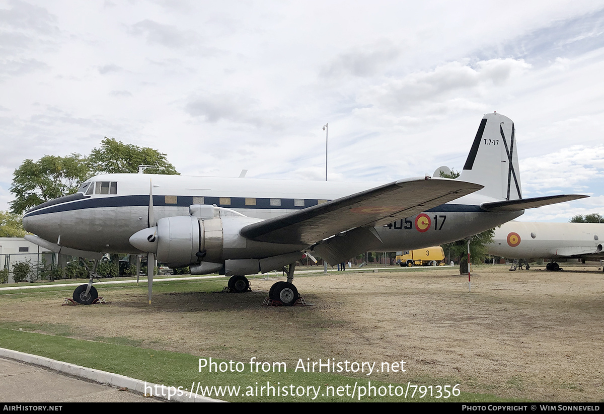 Aircraft Photo of T7-17 | CASA C207C Azor | Spain - Air Force | AirHistory.net #791356