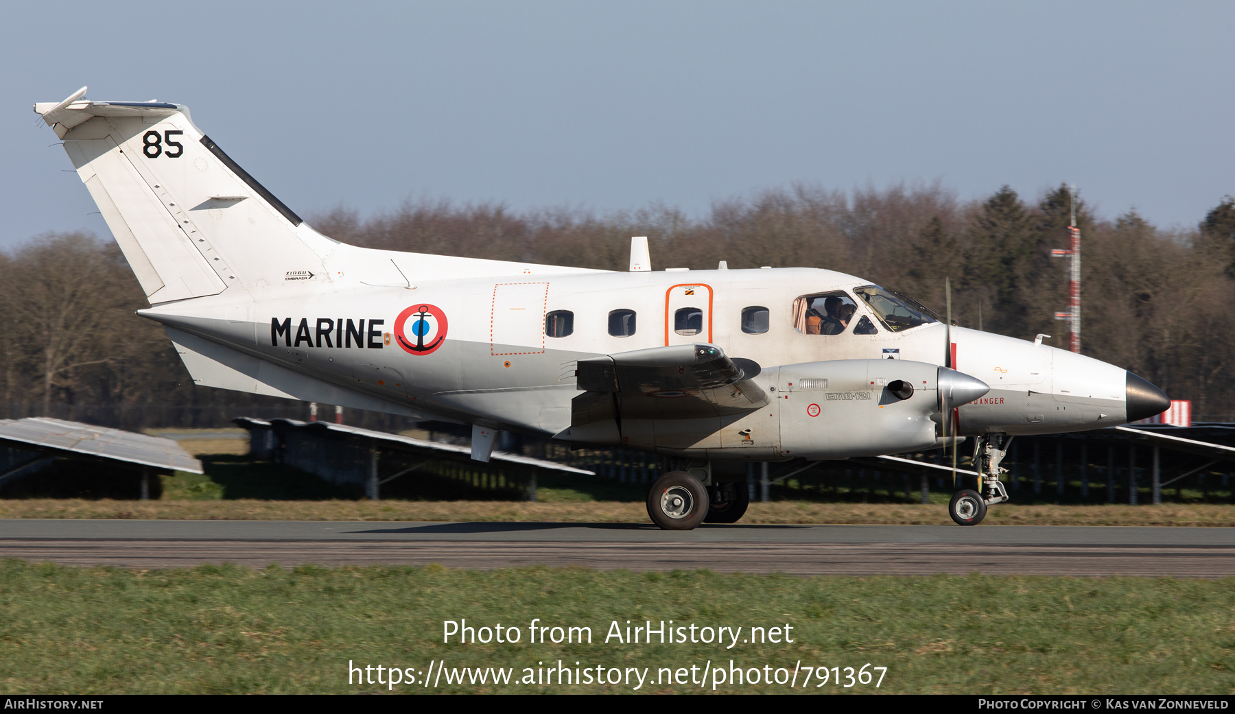 Aircraft Photo of 85 | Embraer EMB-121AN Xingu | France - Navy | AirHistory.net #791367