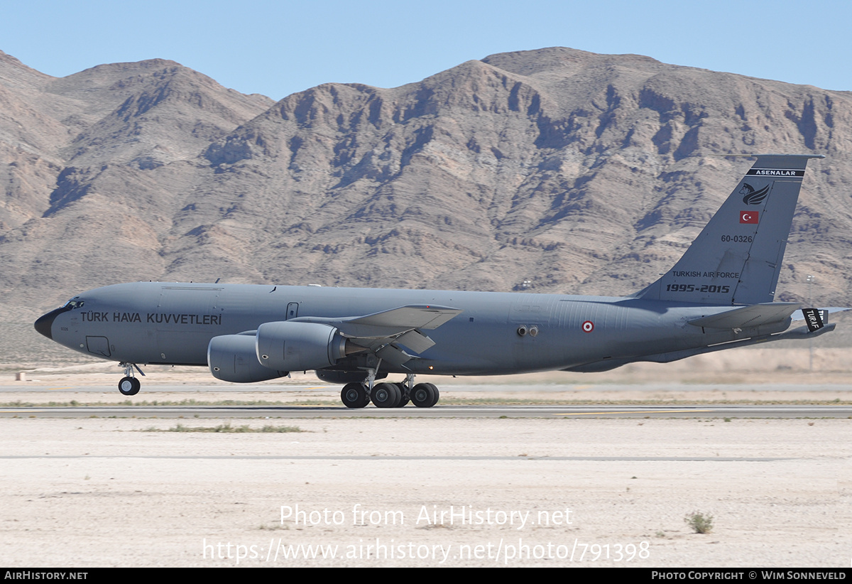 Aircraft Photo of 60-0326 | Boeing KC-135R Stratotanker | Turkey - Air Force | AirHistory.net #791398