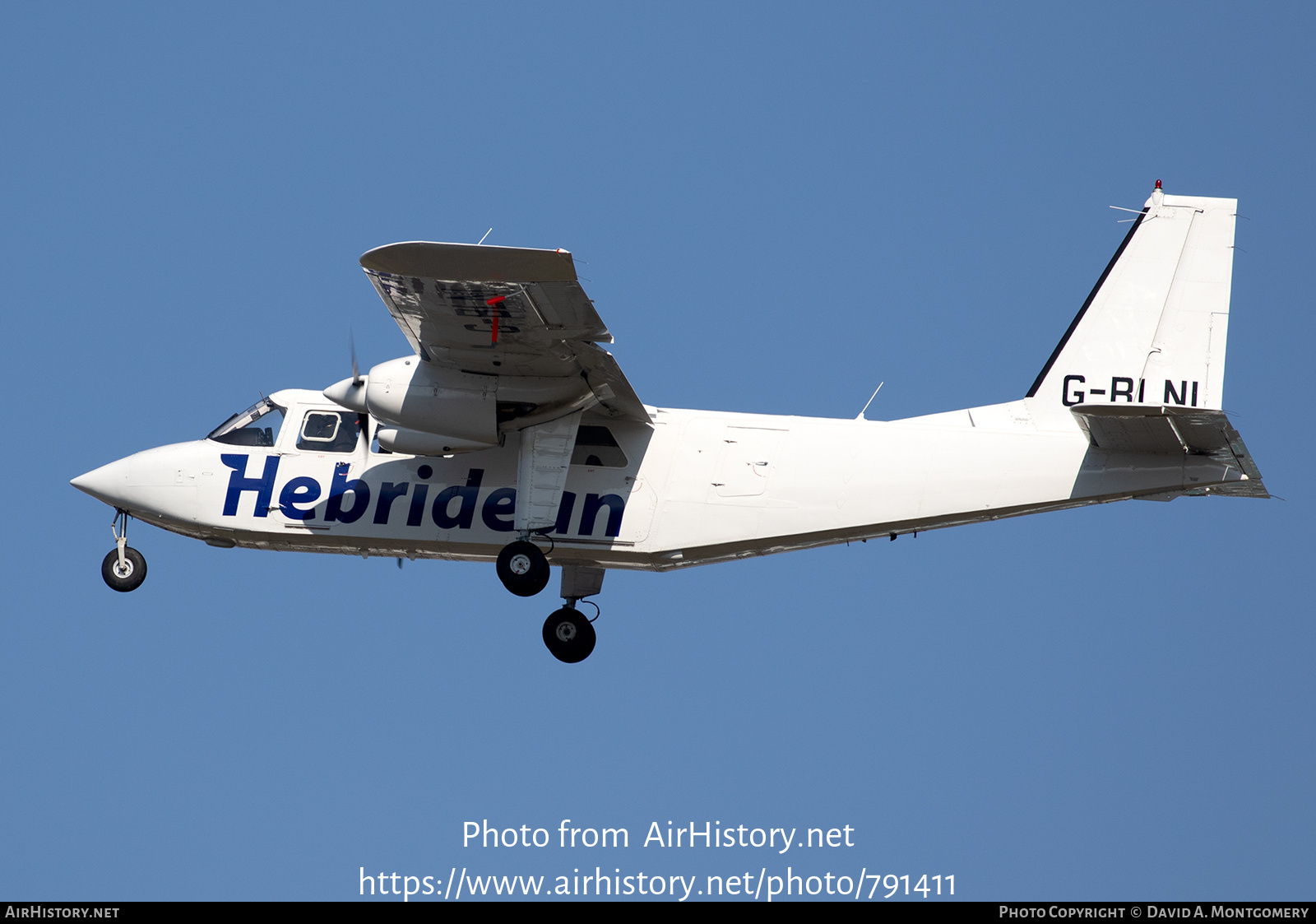 Aircraft Photo of G-BLNI | Pilatus Britten-Norman BN-2B-26 Islander | Hebridean Air Services | AirHistory.net #791411