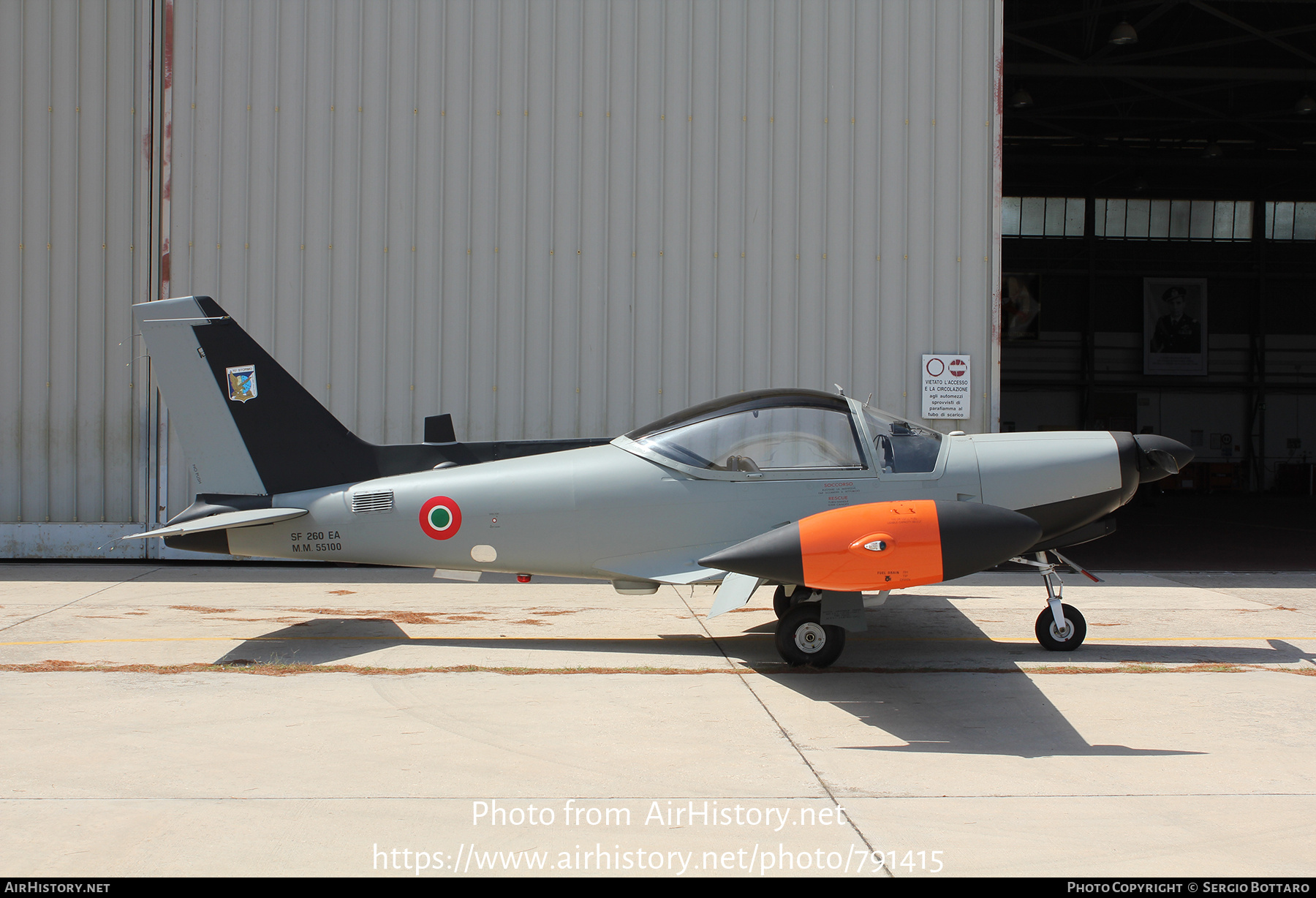 Aircraft Photo of MM55100 | SIAI-Marchetti SF-260EA | Italy - Air Force | AirHistory.net #791415