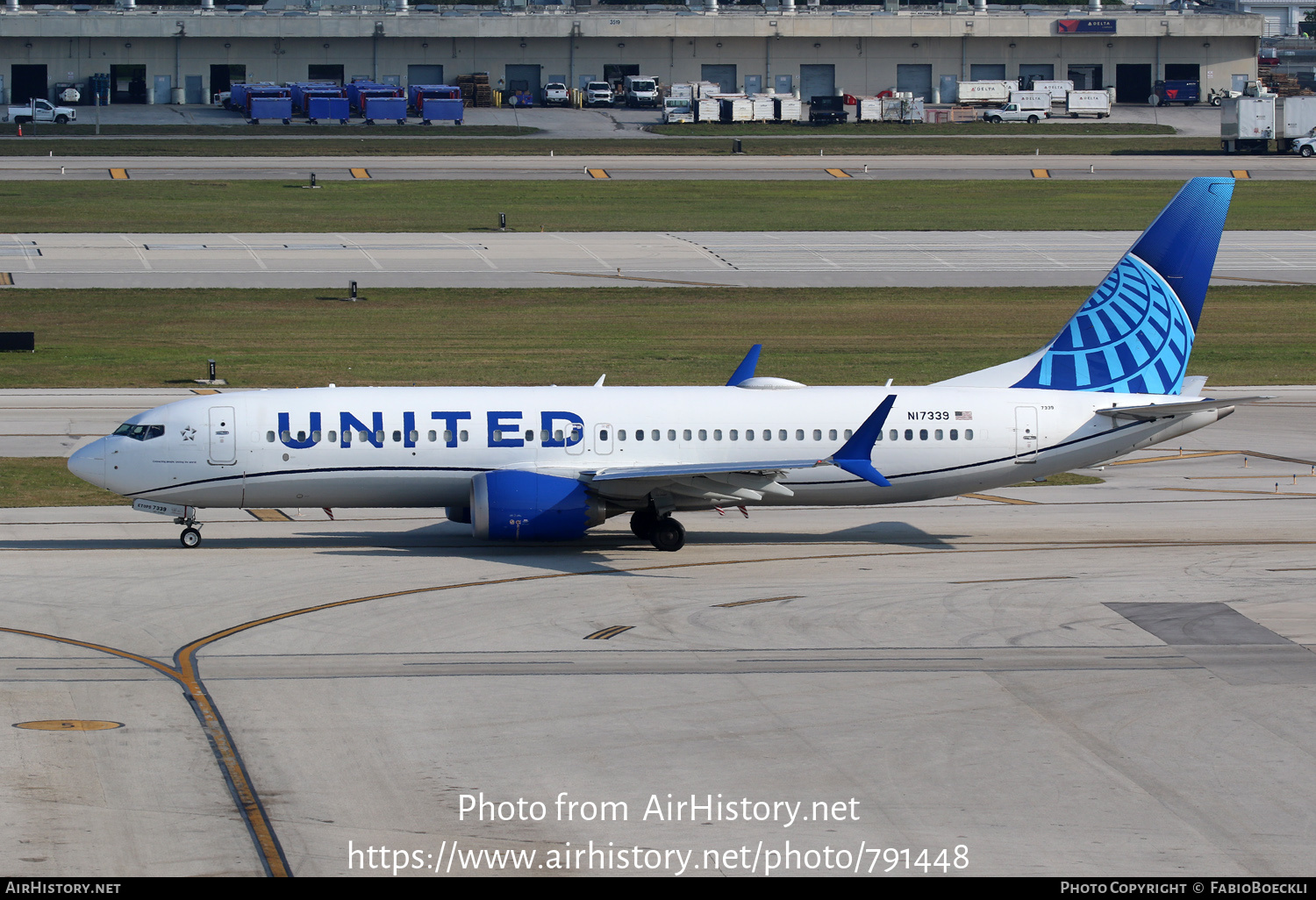 Aircraft Photo of N17339 | Boeing 737-8 Max 8 | United Airlines | AirHistory.net #791448