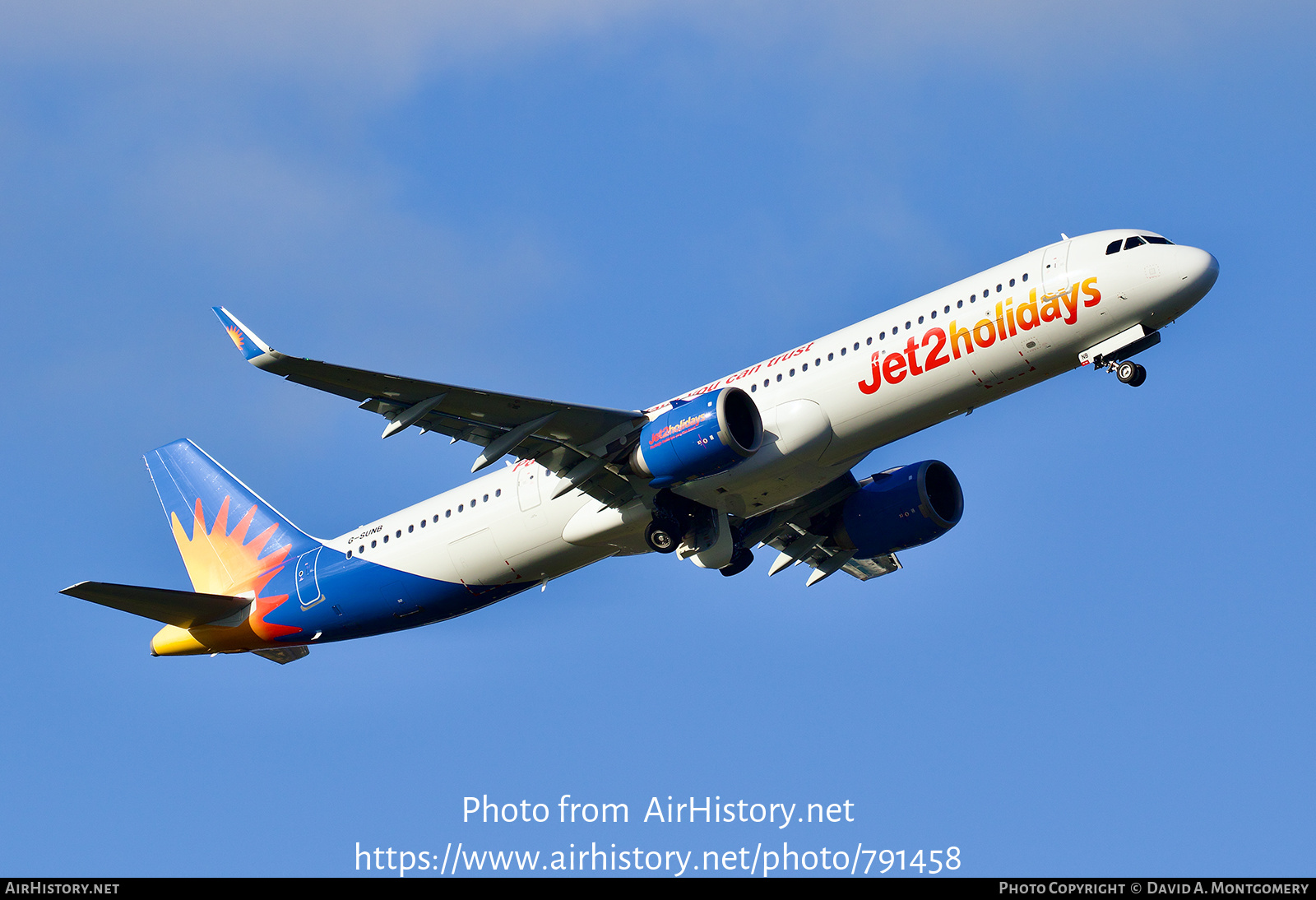 Aircraft Photo of G-SUNB | Airbus A321-251NX | Jet2 Holidays | AirHistory.net #791458