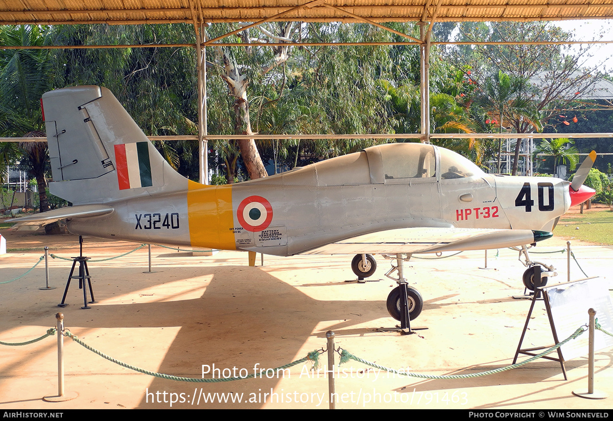 Aircraft Photo of X3240 | Hindustan HPT-32 Deepak | India - Air Force | AirHistory.net #791463