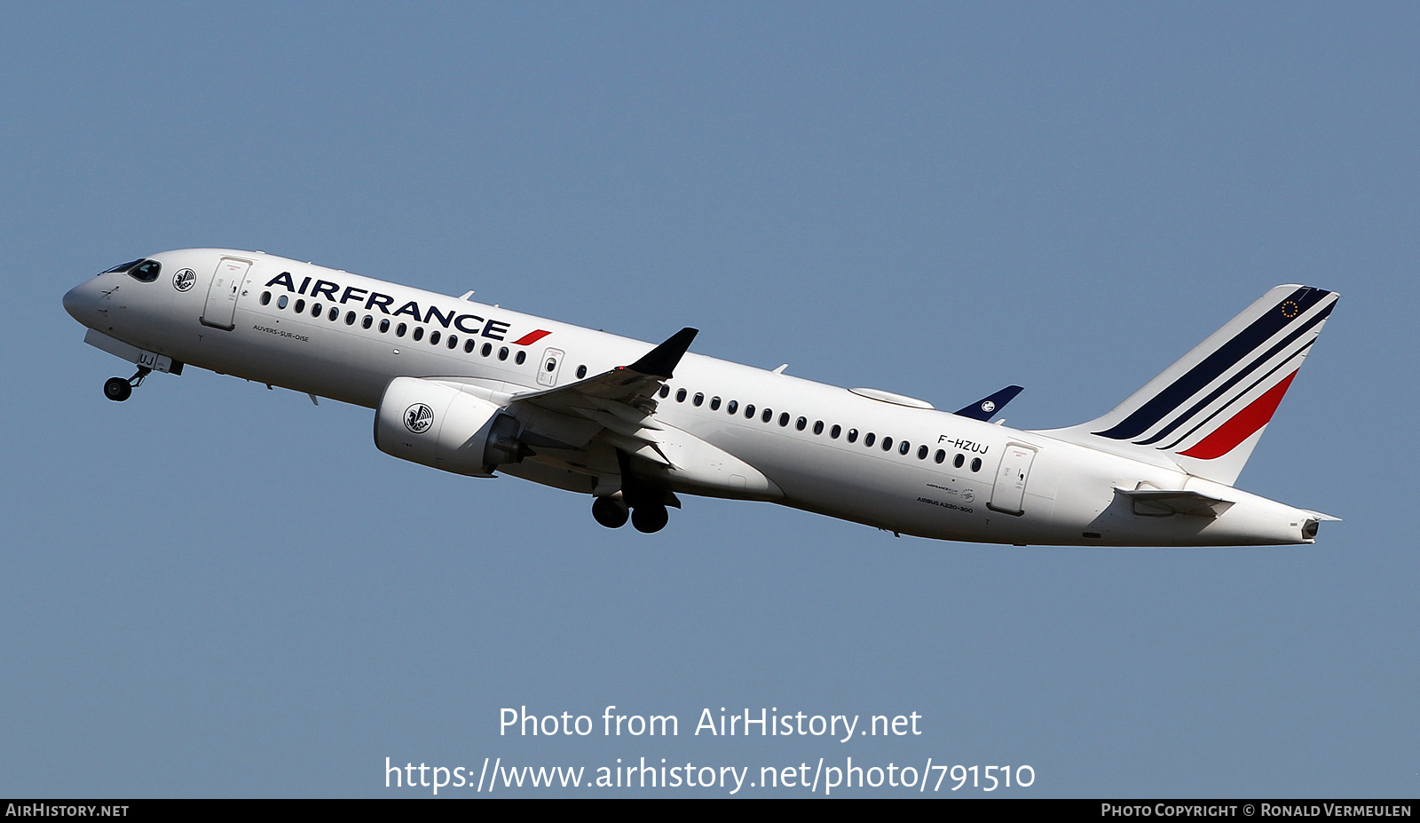 Aircraft Photo of F-HZUJ | Airbus A220-371 (BD-500-1A11) | Air France | AirHistory.net #791510