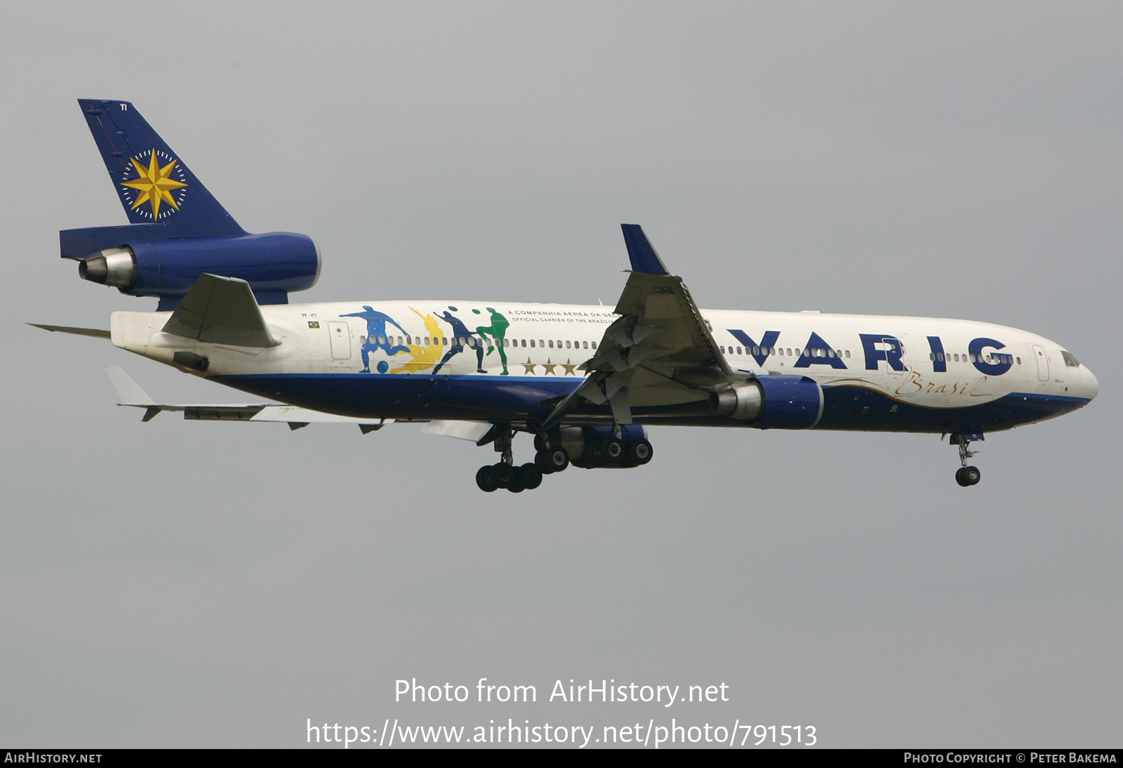 Aircraft Photo of PP-VTI | McDonnell Douglas MD-11 | Varig | AirHistory.net #791513